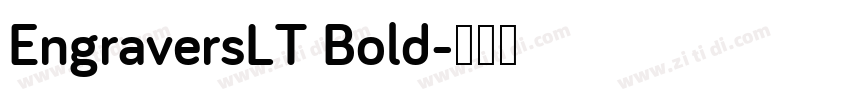 EngraversLT Bold字体转换